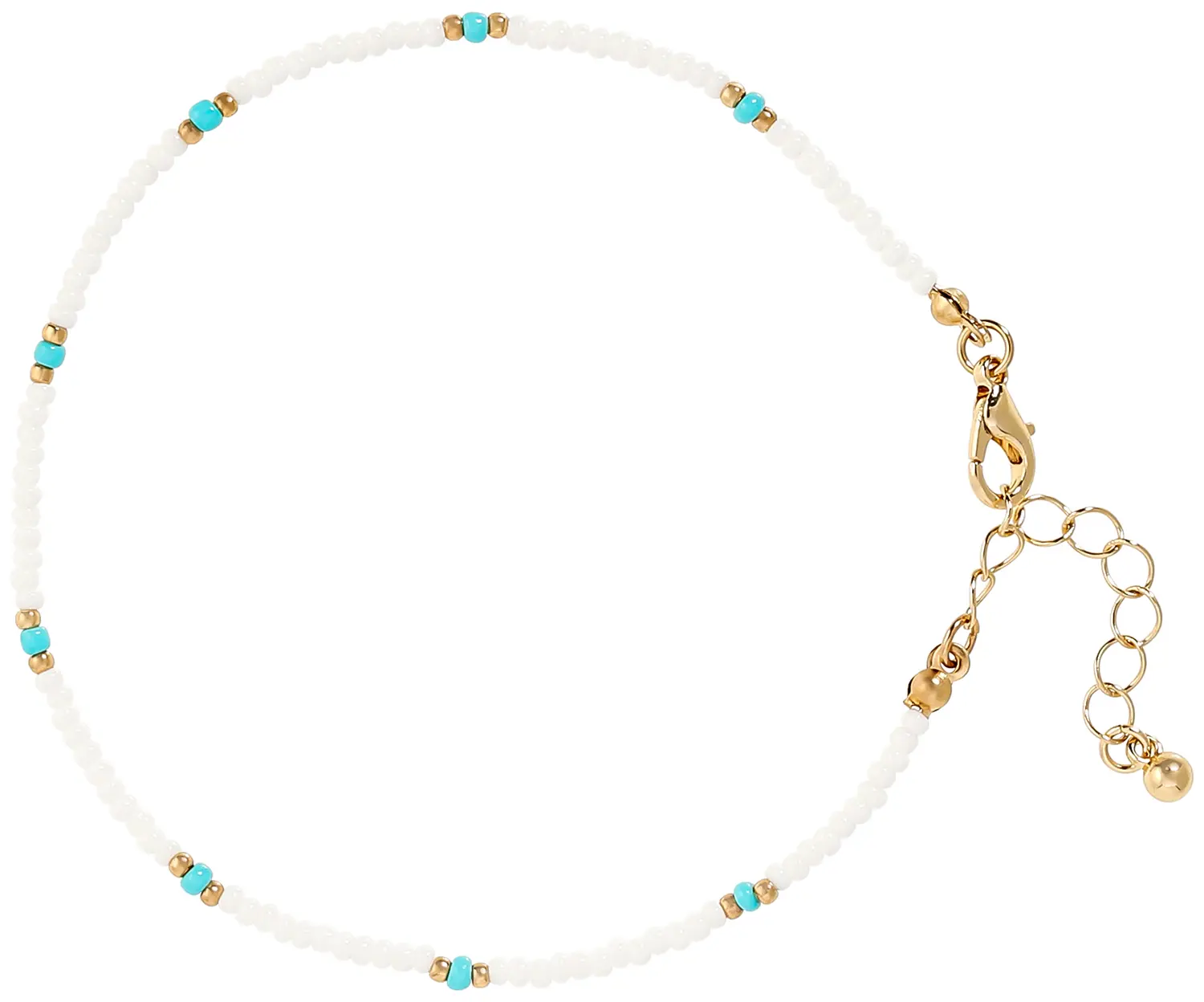 Bracelet de cheville - White Beads