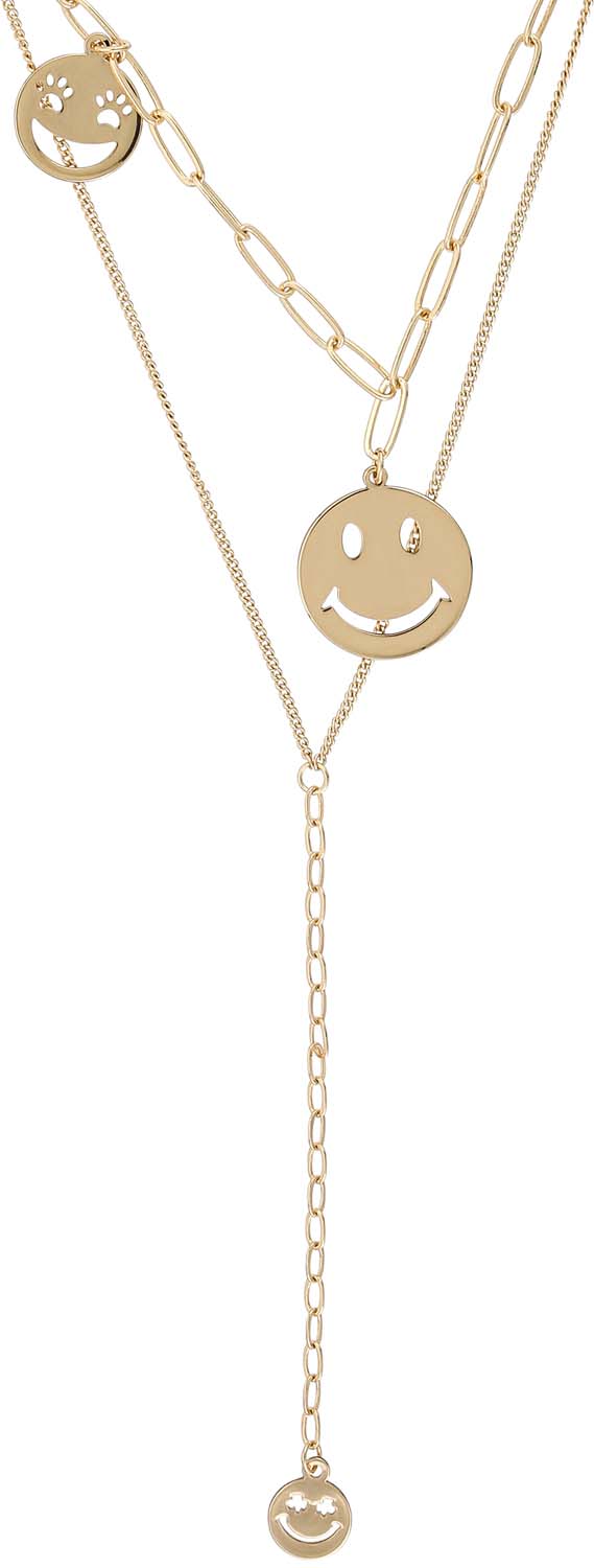 Layering Kette - Happy Face