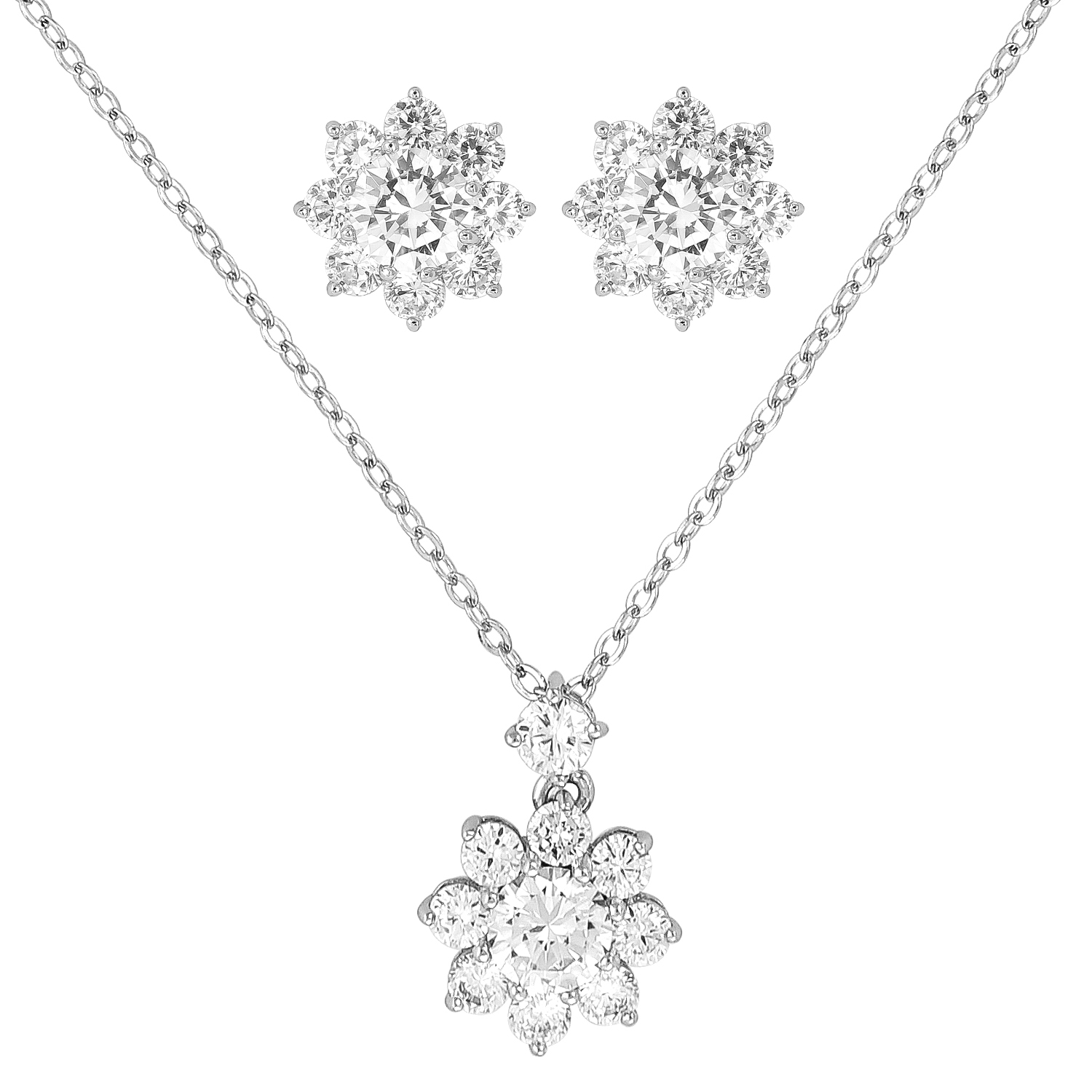 Parure - Diamond Flowers