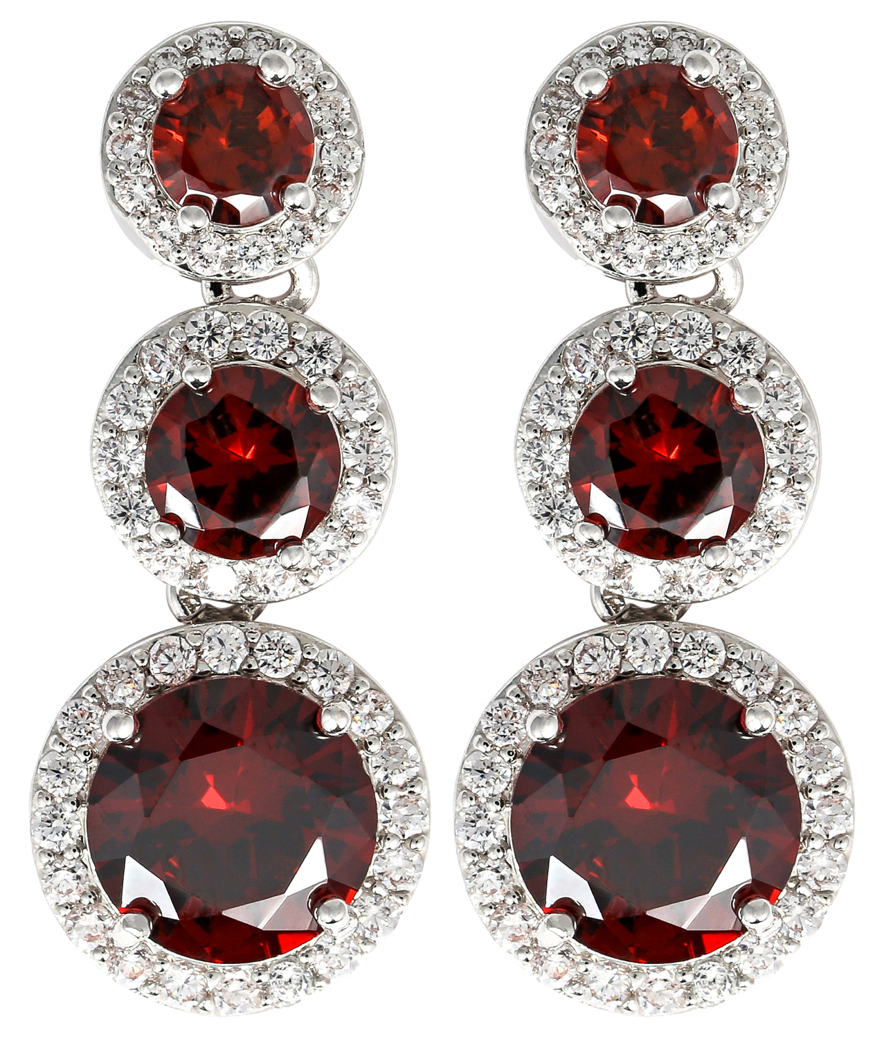 Pendientes - Sparkling Ruby