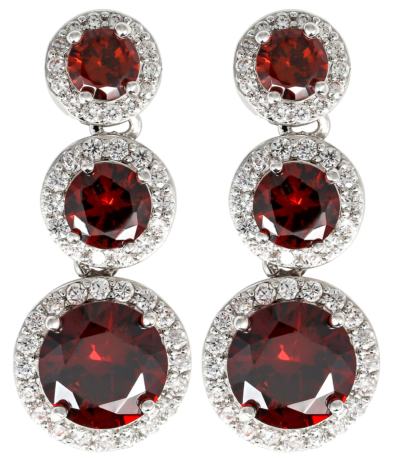 Boucles d'oreilles - Sparkling Ruby