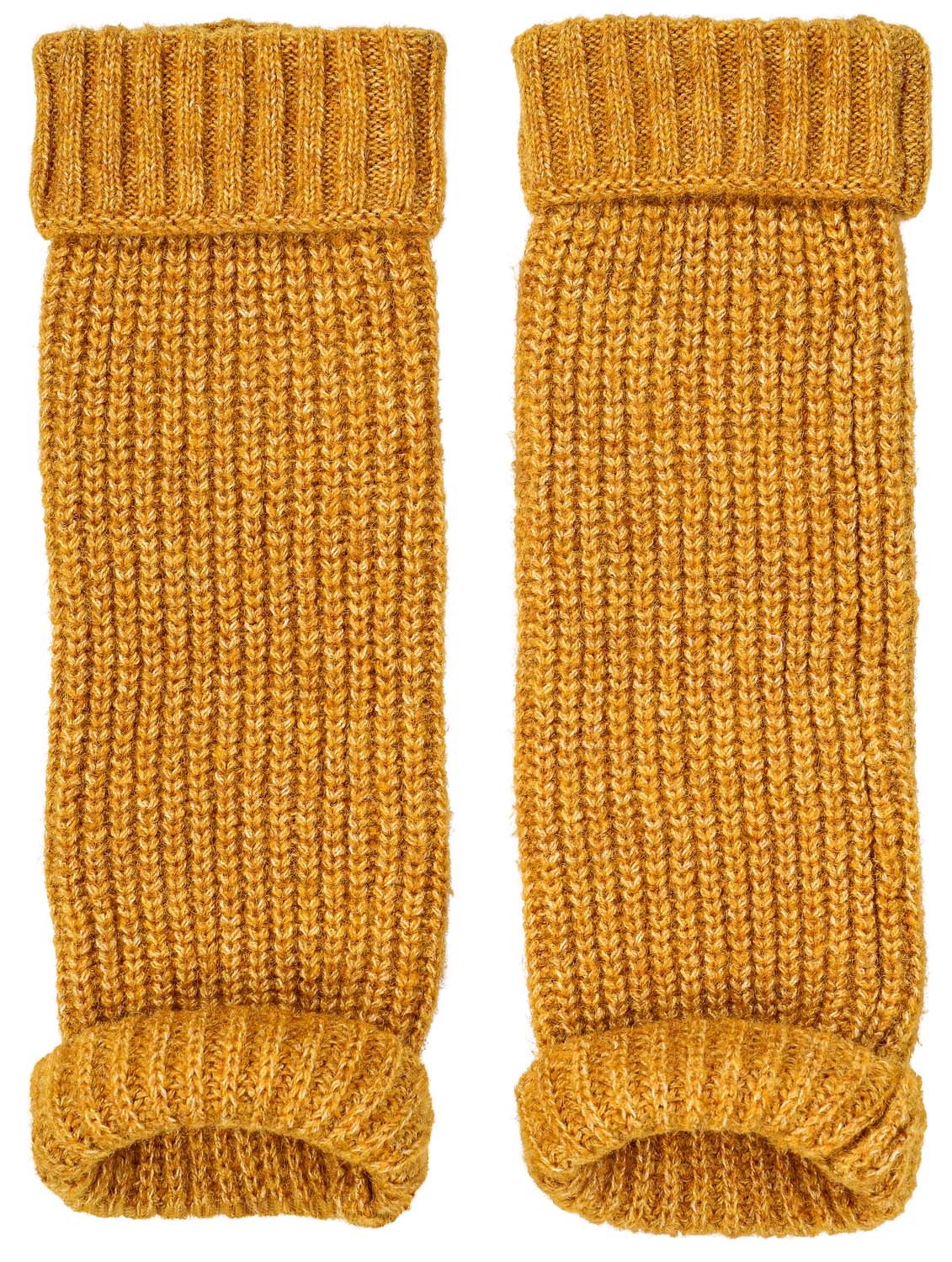 Stulpen -  Knitted Mustard