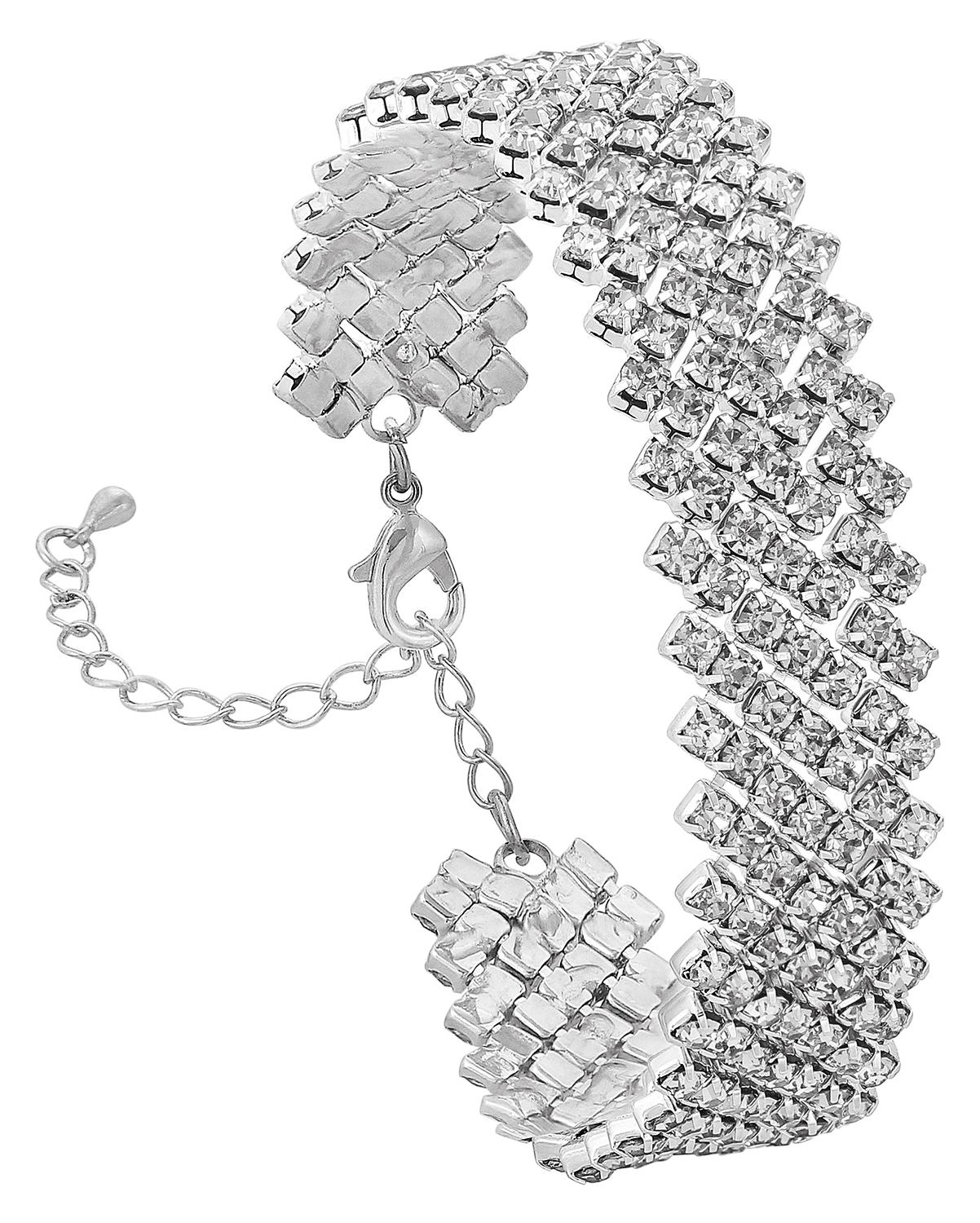 Armband - Angular Silver