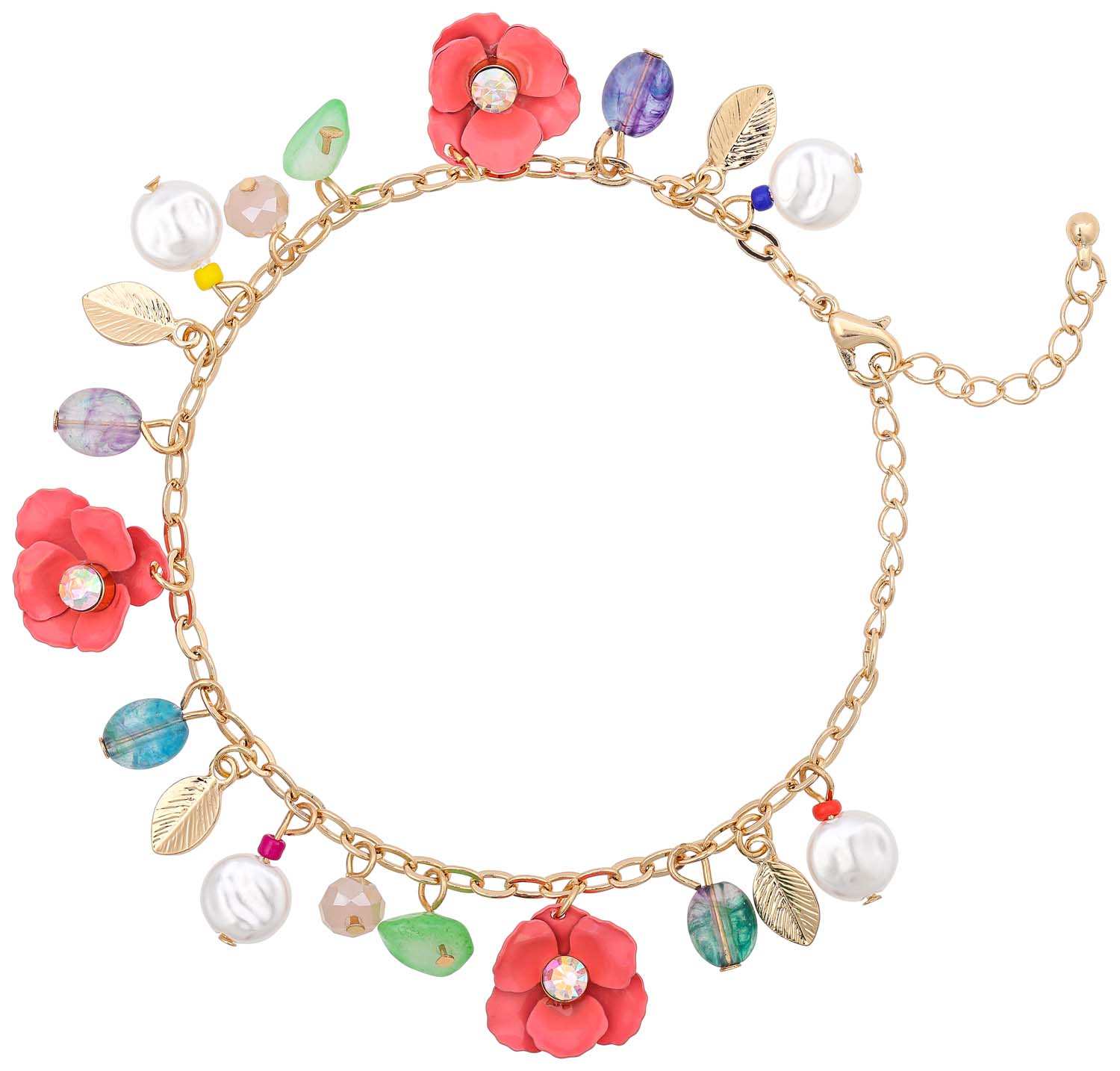 Bracelet - Floral Charms