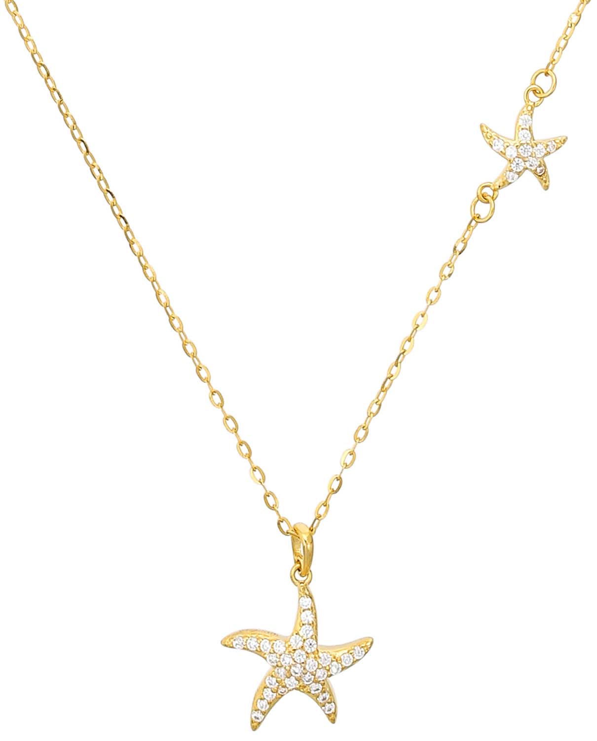 Collier - Golden Starfish