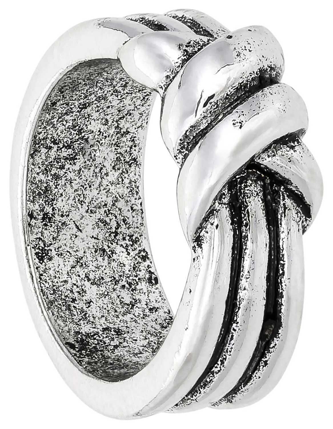 Ring - Knotted Silver