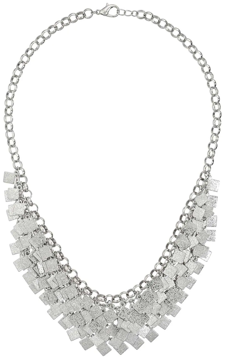 Collier - Silver Squares