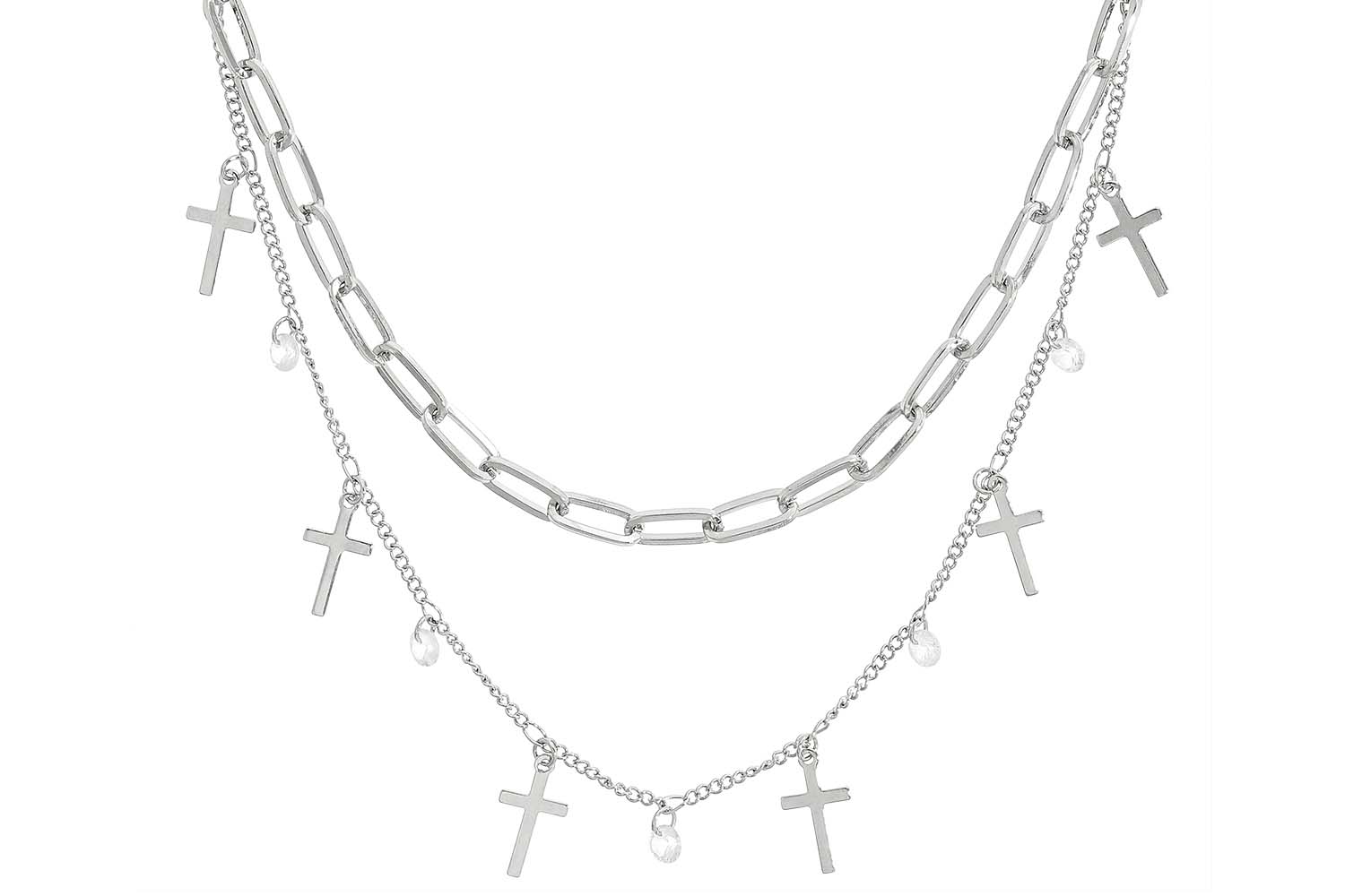 Collier ras du cou - Small Cross