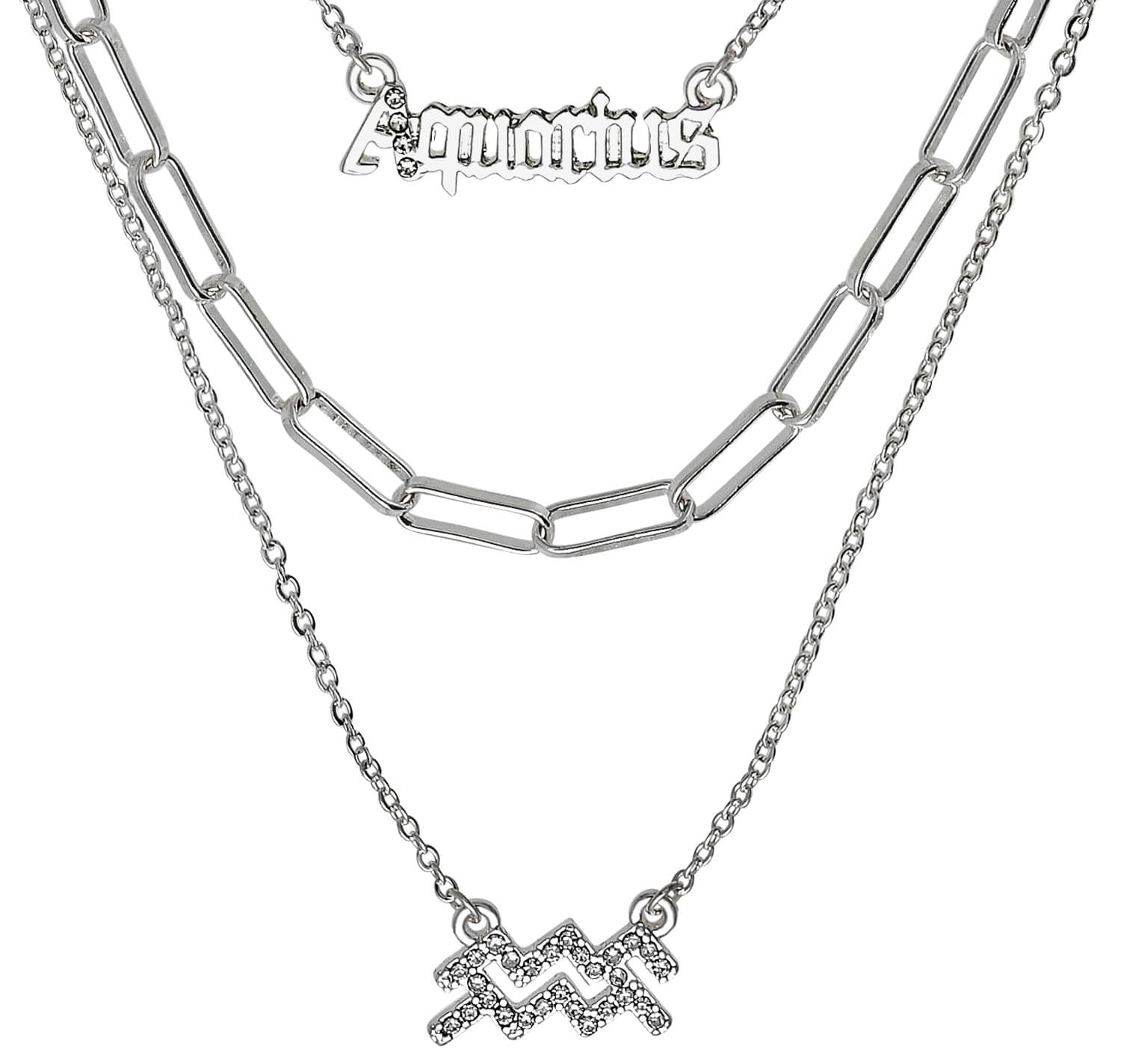 Layering ketting - Aquarius