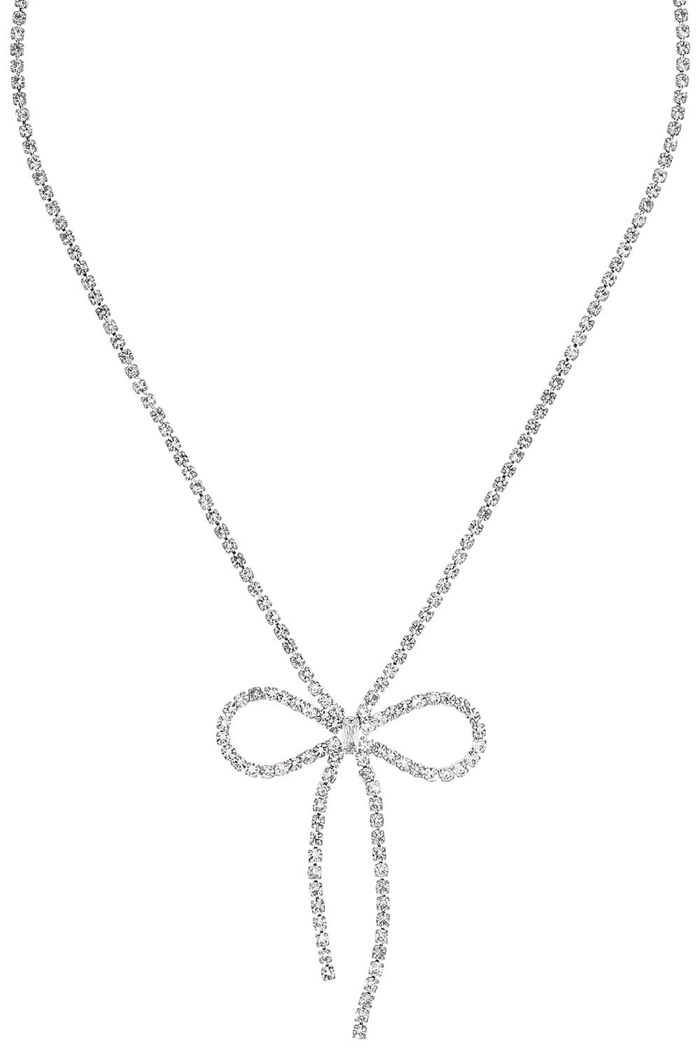 Kette - Strass Bow