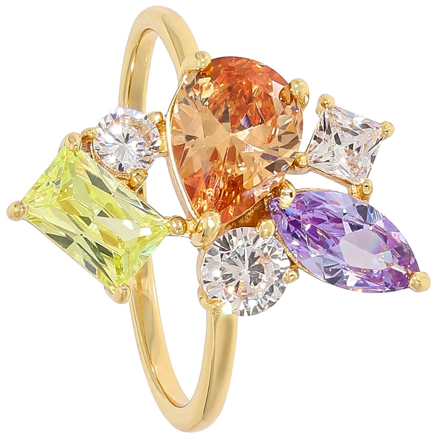 Bague - Colorful Zirkonia