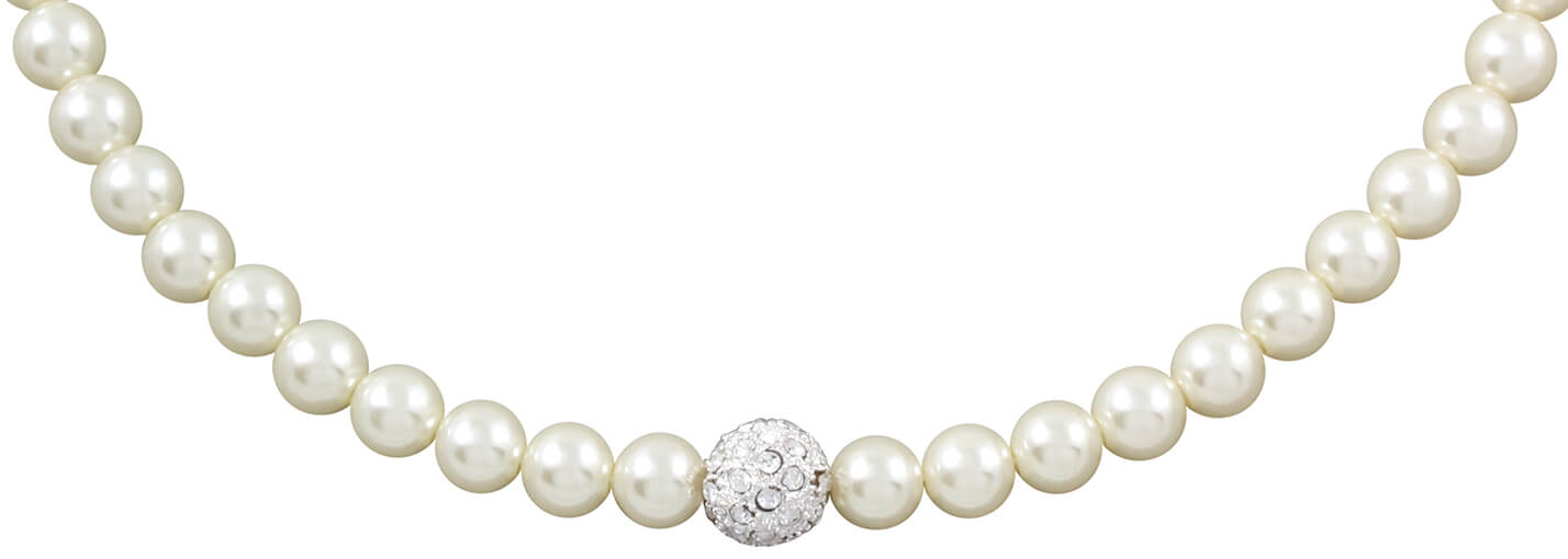 Collier - rhinestone ball