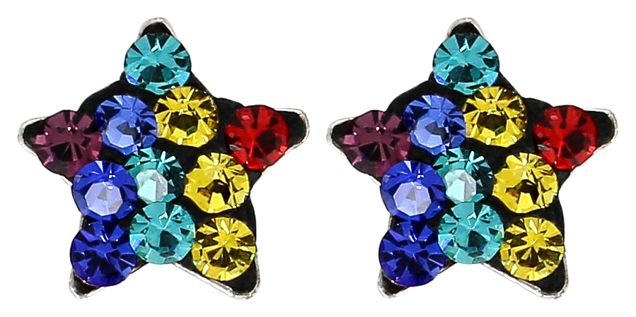 Oorknopjes - Silver Rainbow Oorknopjes - Silver Rainbow