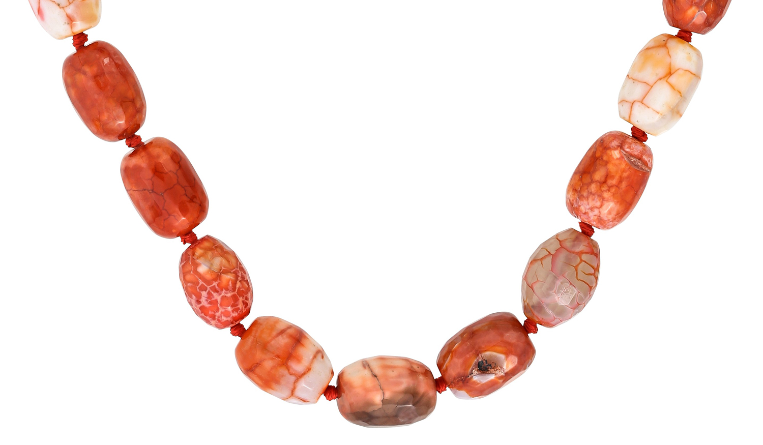 Edelstein Kette - Spicy Coral