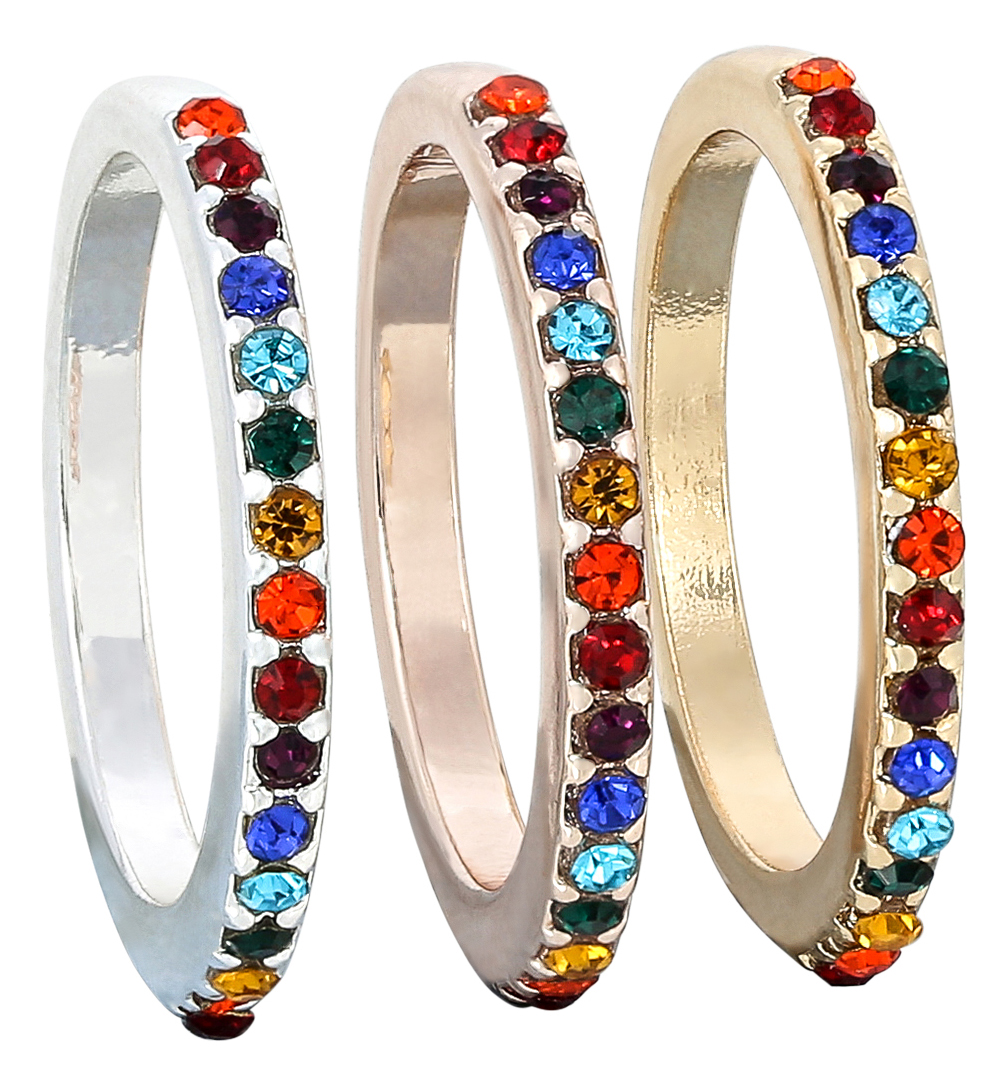 Set de anillos - Rainbow Dream