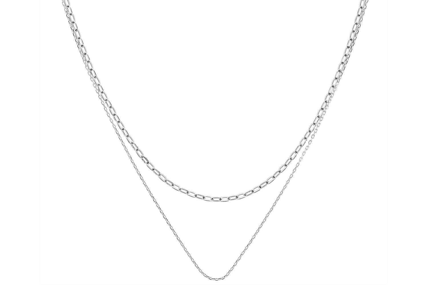 Collier multirangs - Silver Classic