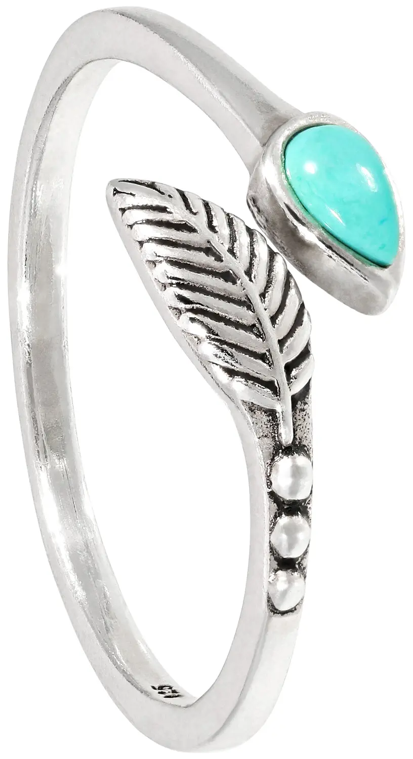 Bague - Turquoise Feather