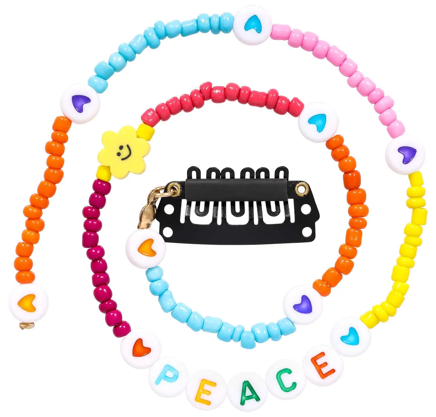 Clip per capelli - Colorful Peace