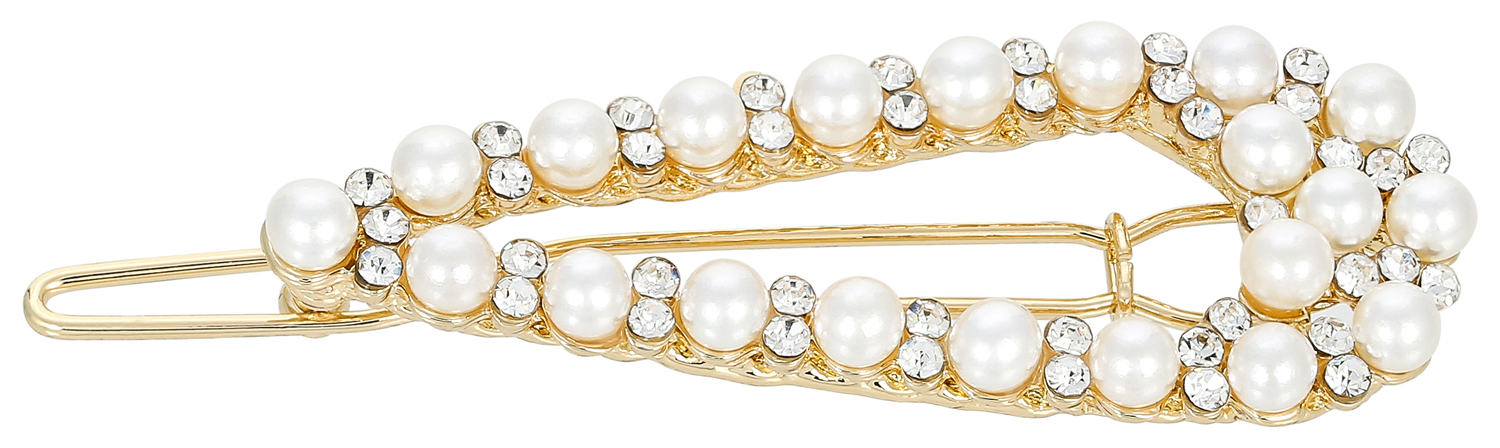 Barrette - White Pearl