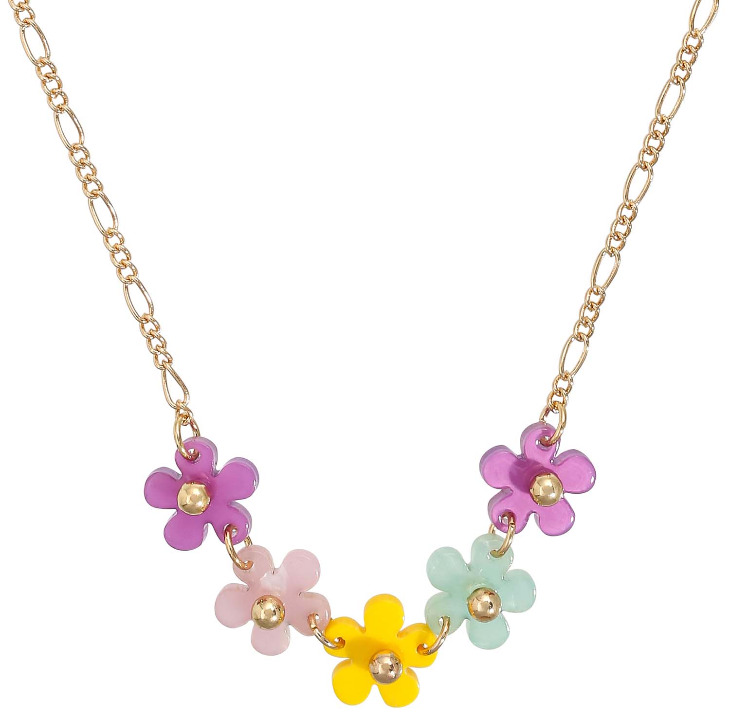 Ketting - Multicolored Flower