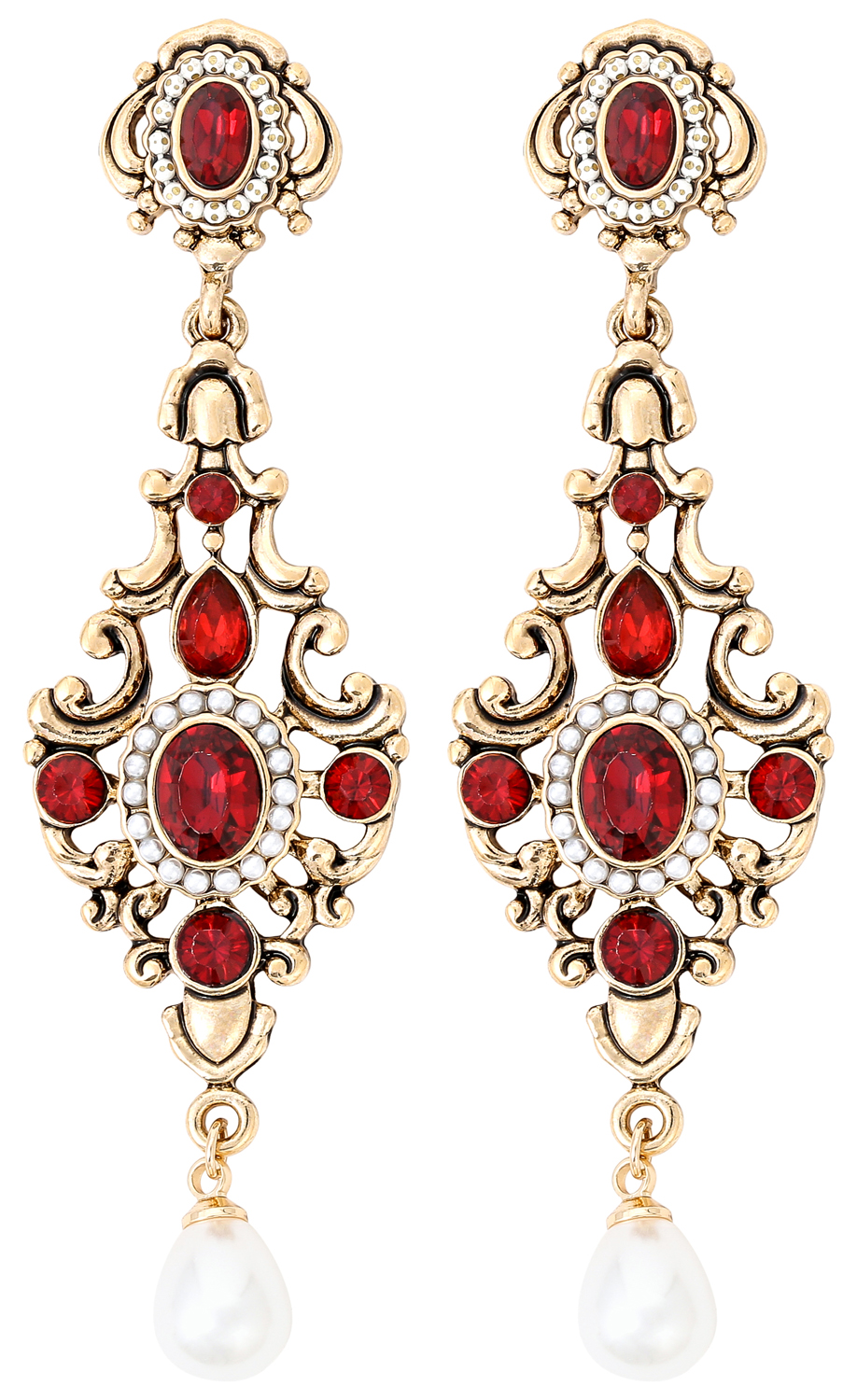 Ohrstecker - Red Chandelier