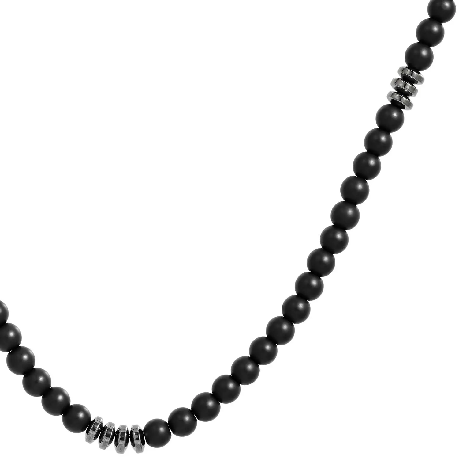 Herenketting - Black Pearls