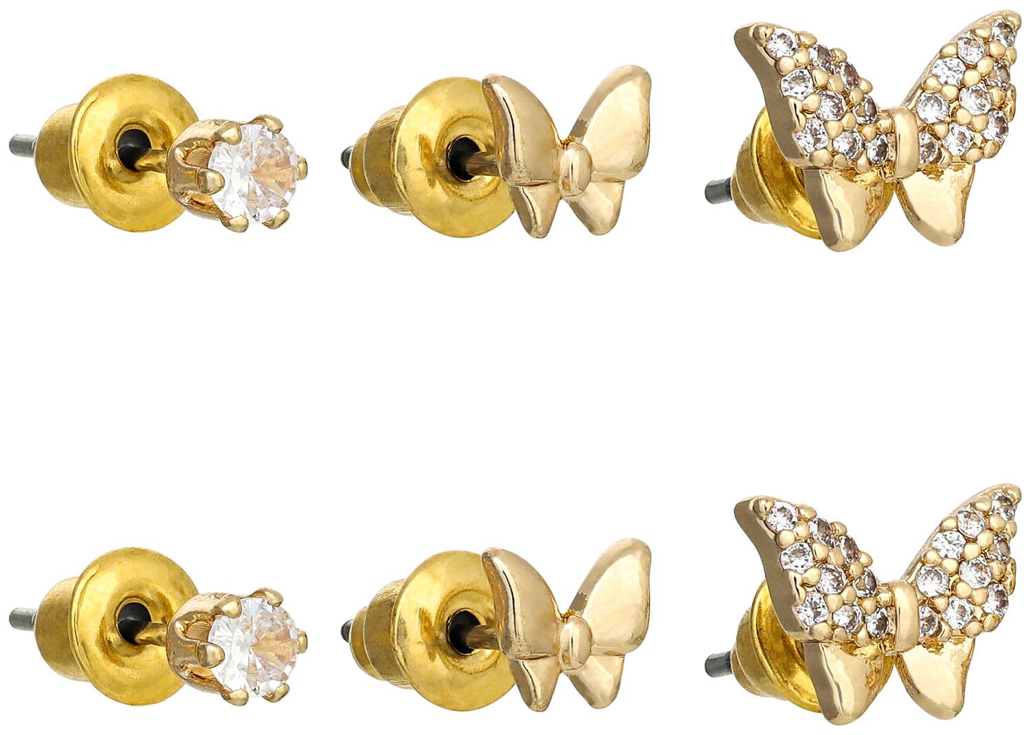 Set di orecchini - Golden Butterfly
