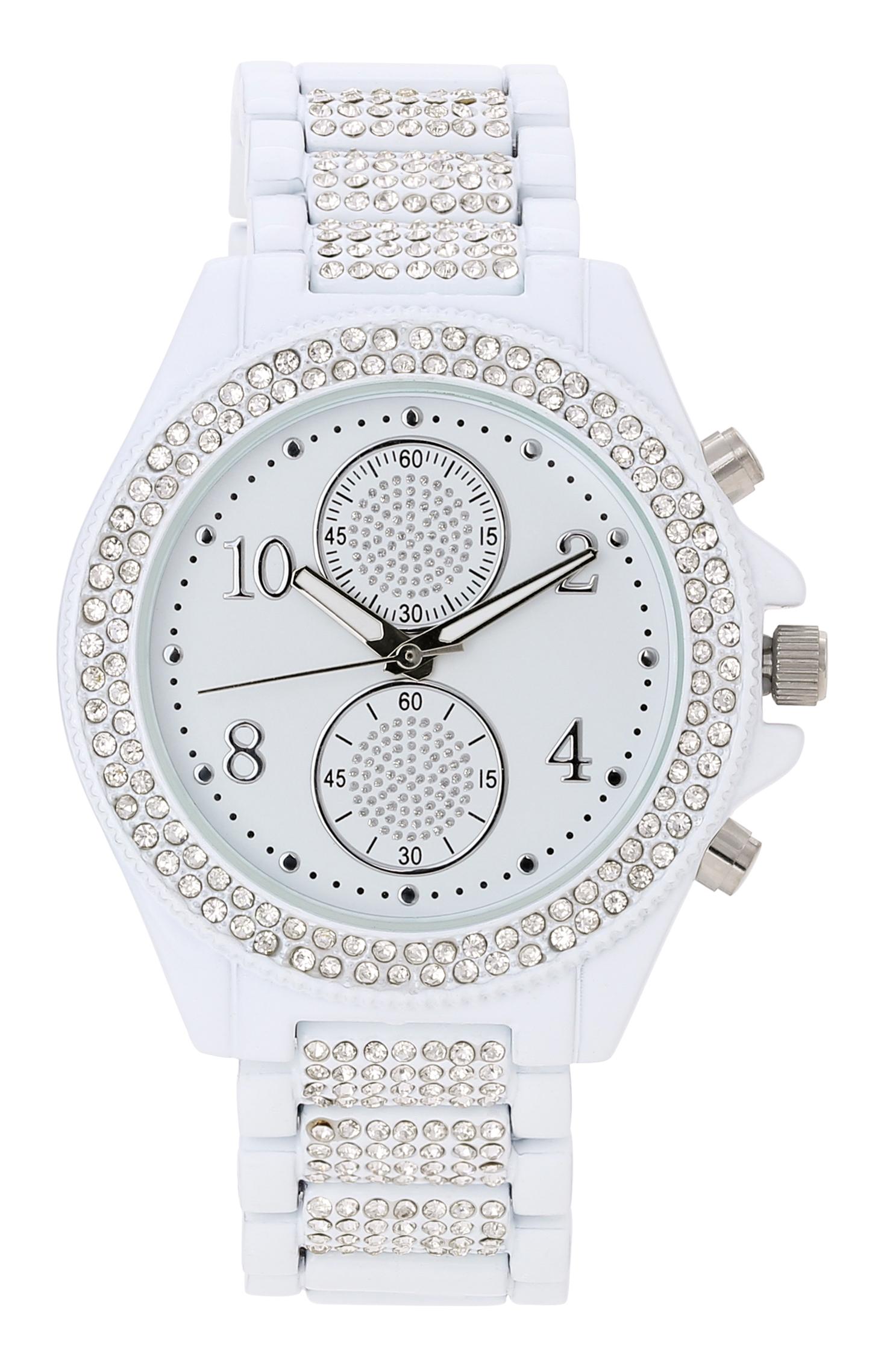 Montre - White Crystals