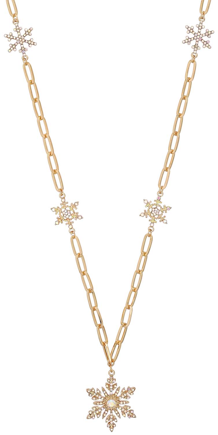 Collier - Strass Snowflake