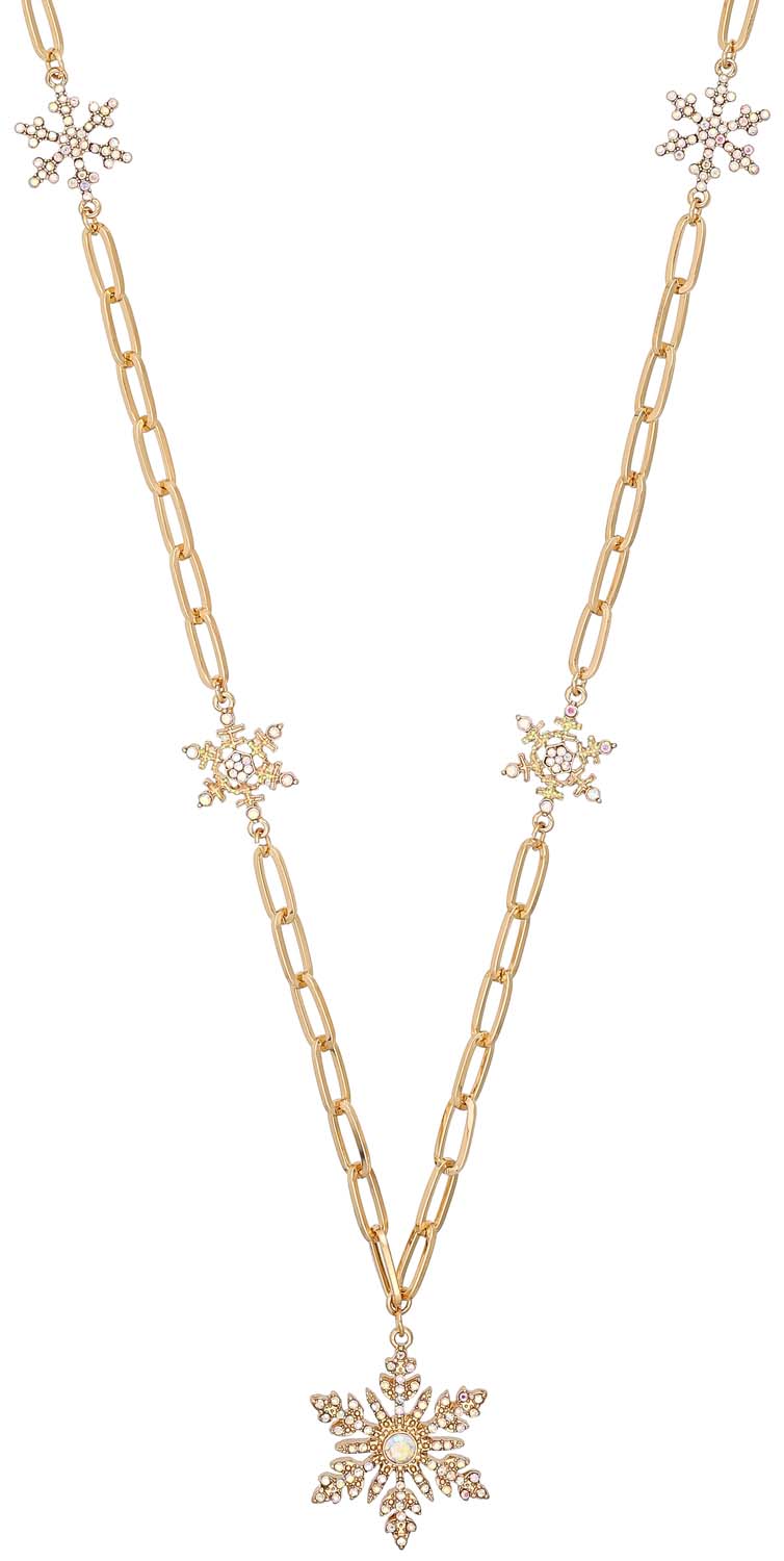 Kette - Strass Snowflake