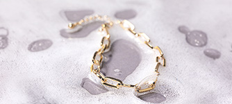 Schmuck, Armband, Goldfarben, Gliederkette, Kettenarmband