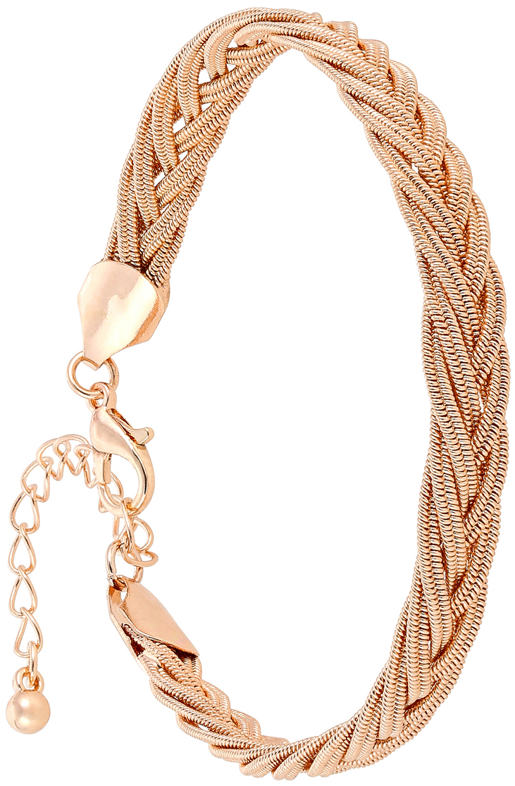 Armband - Braided Ros&eacute;