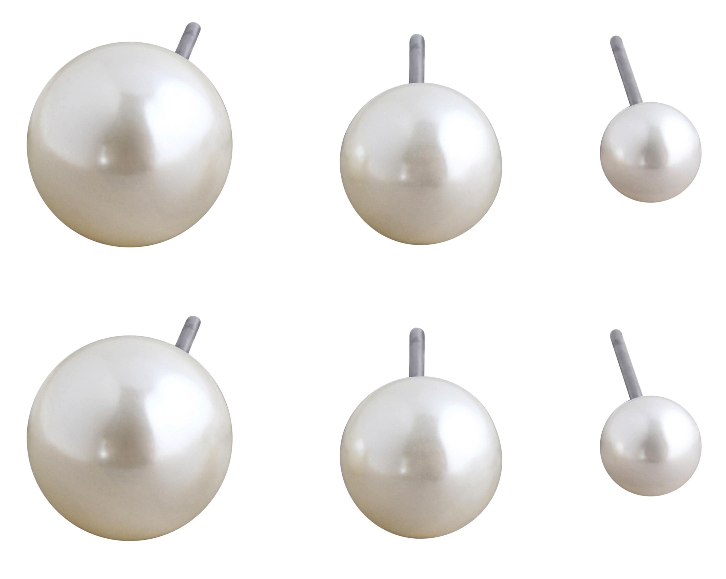 Stud Earrings - Pearl Mix