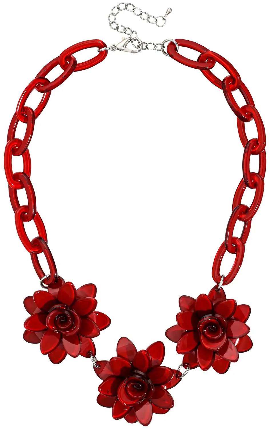 Collar - Blooming Red