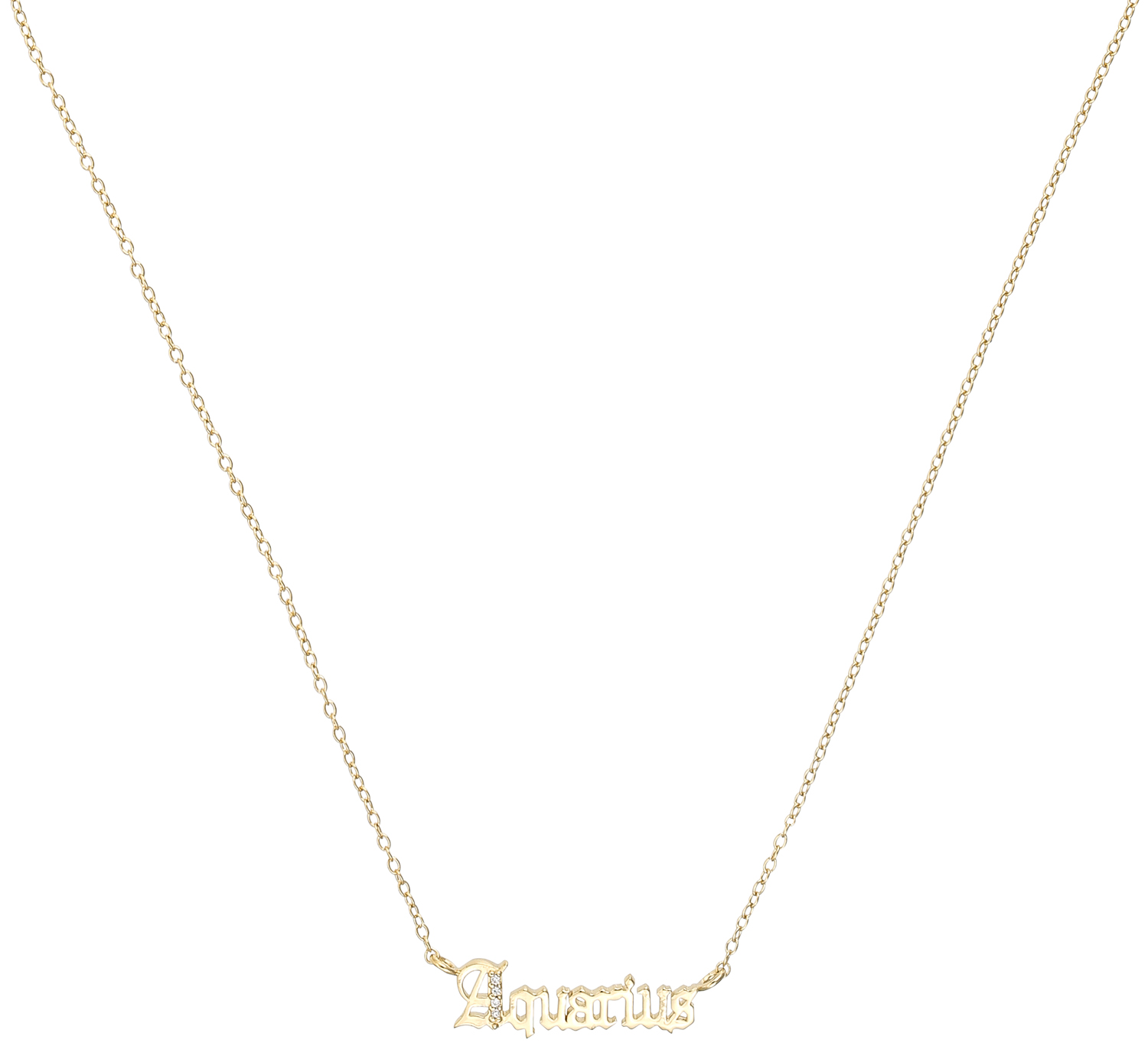 Collier - Golden Aquarius