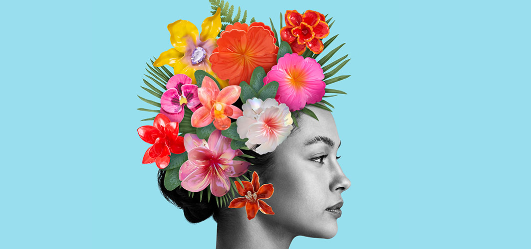 Haarband, Blumenkranz, Kopf, Frisur-Accessoire, Blumen