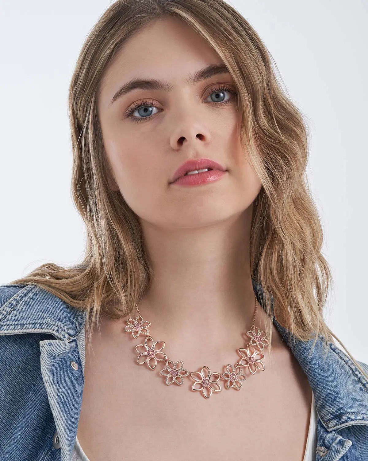 Collier - Rosy Bloom