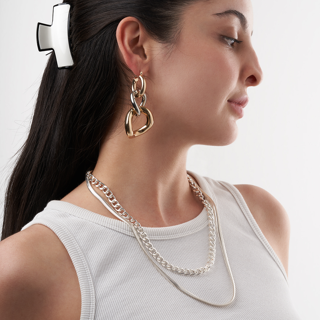 Collar a capas - Silver Elegance