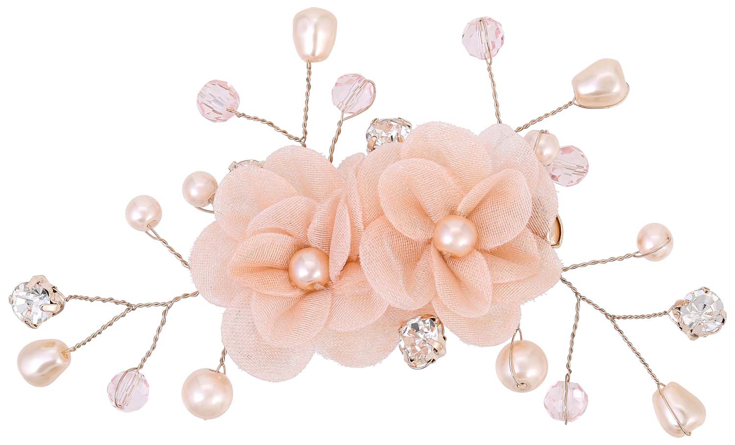 Barrette - Rosagold Flowers