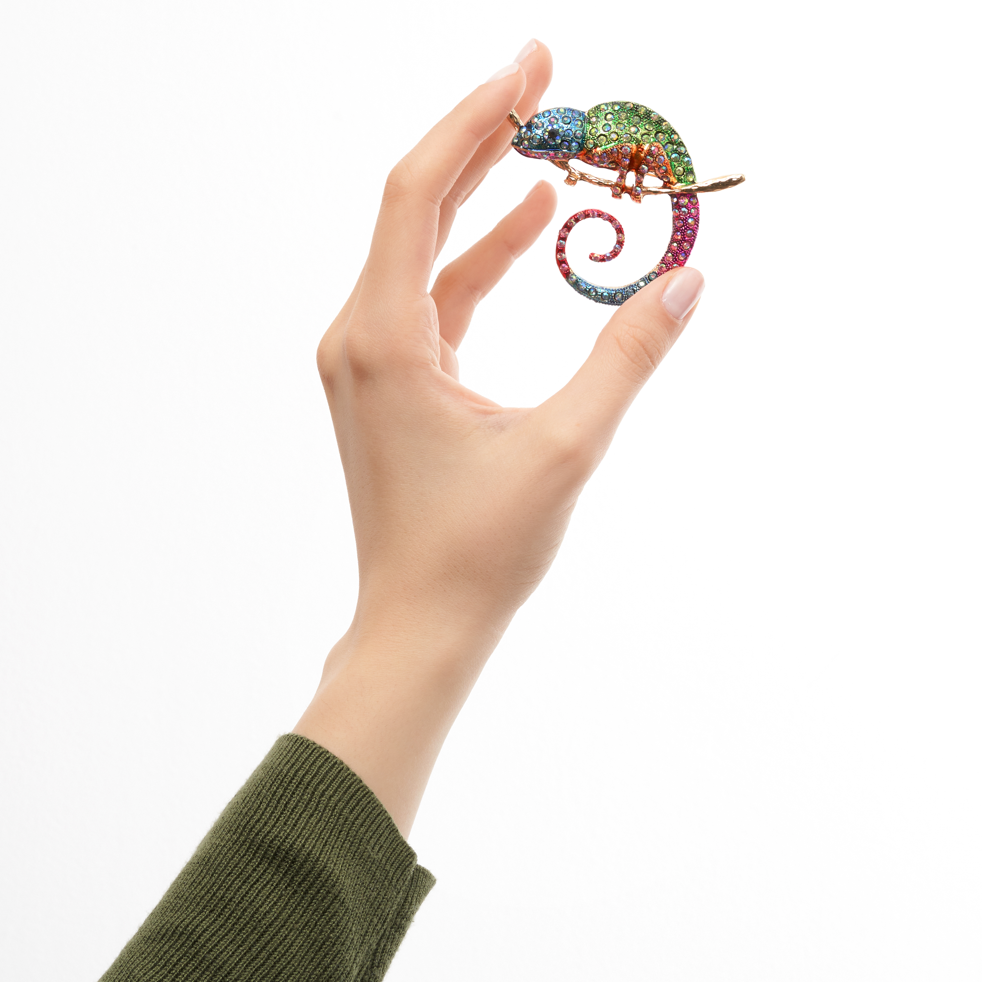 Broszka - Sparkling Chameleon Broszka - Sparkling Chameleon