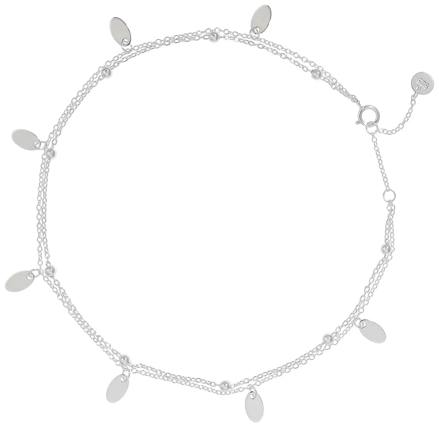 Bracelet de cheville - Silver Plates