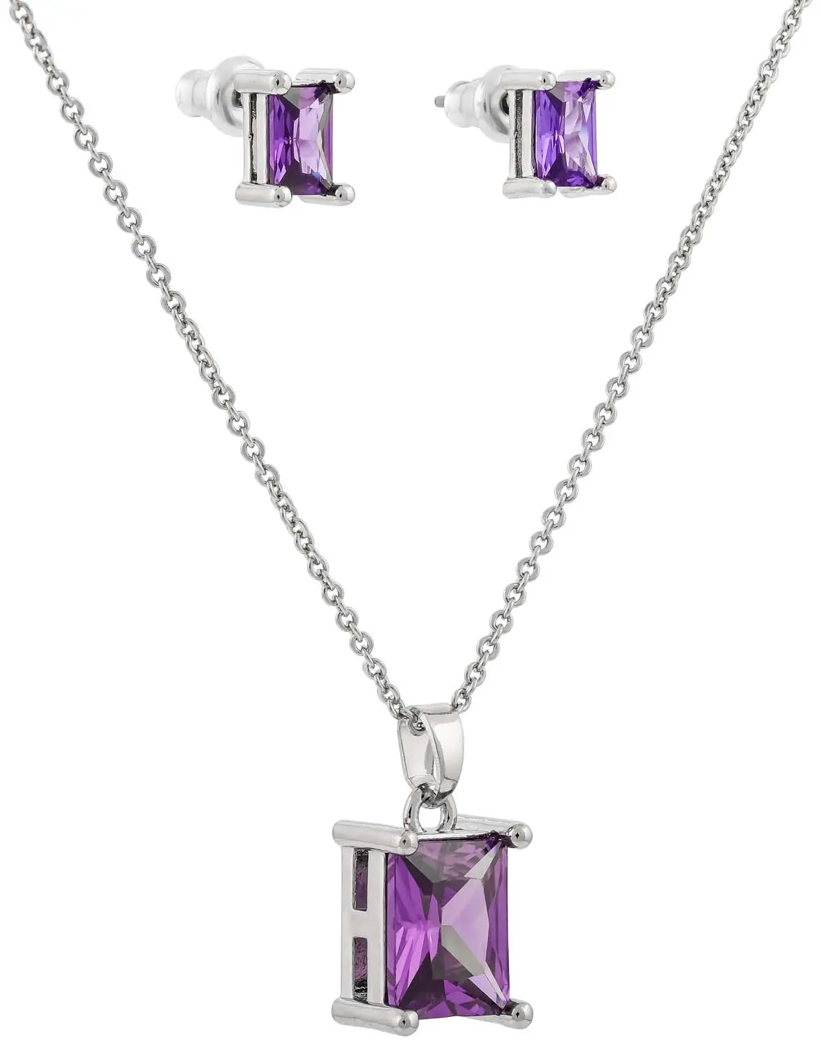 Parure de bijoux - Lilac Square