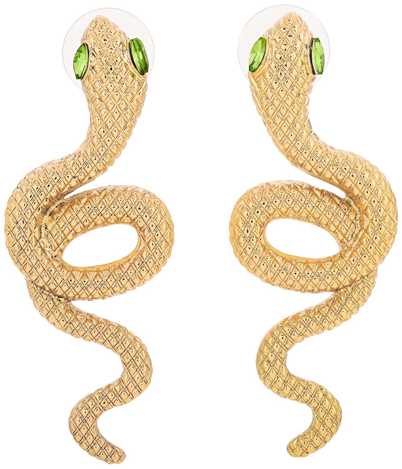 Orecchini a perno - Elegant Snake