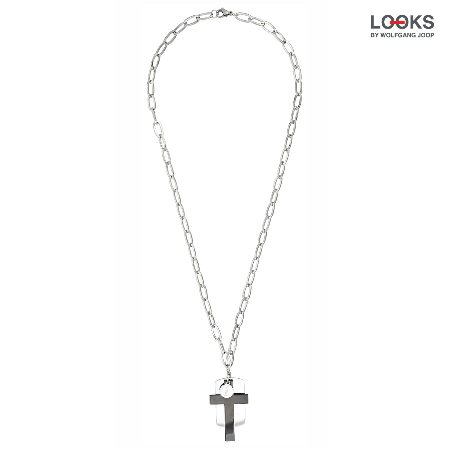 Collier pour hommes - Cross Tag