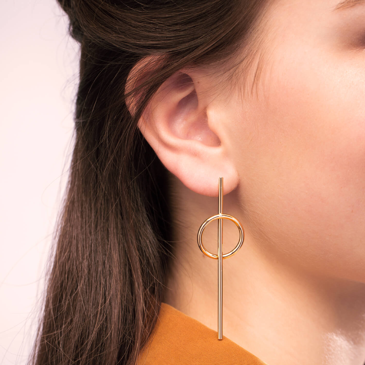 Boucles d'oreilles - Golden Graphic