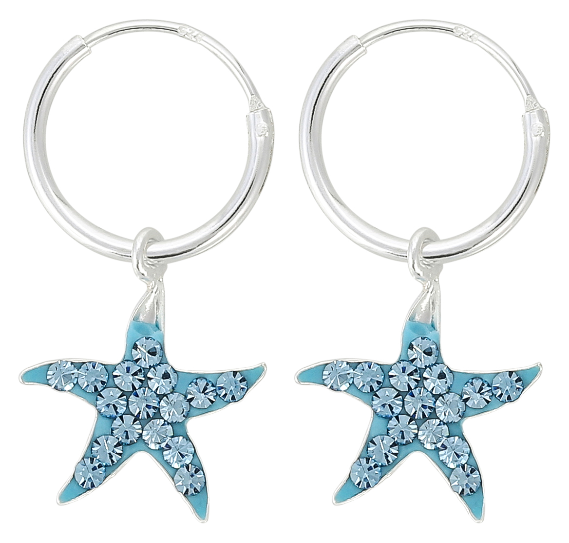 Creolen - Glitter Starfish Creolen - Glitter Starfish