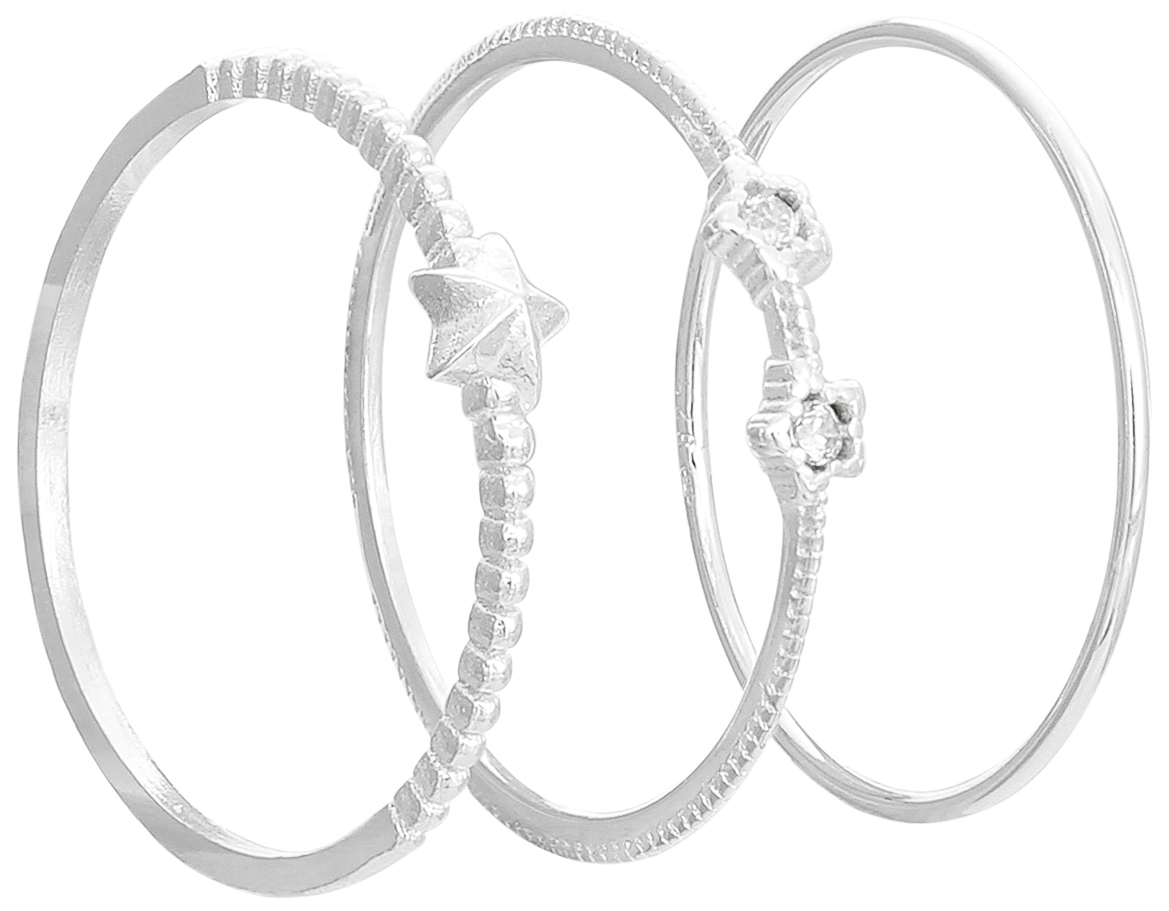 Ringen set - Silver Stars