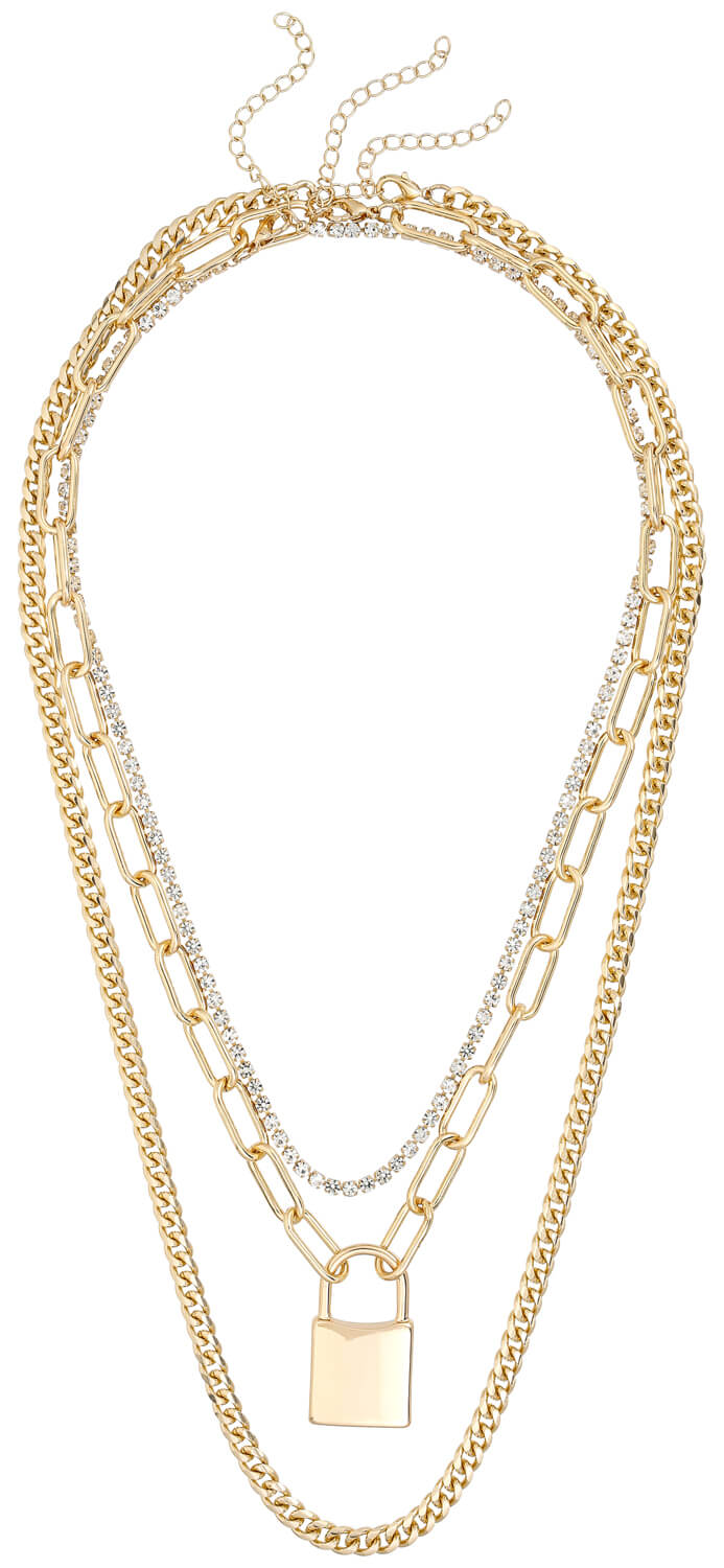 Set de collares - Golden Lock