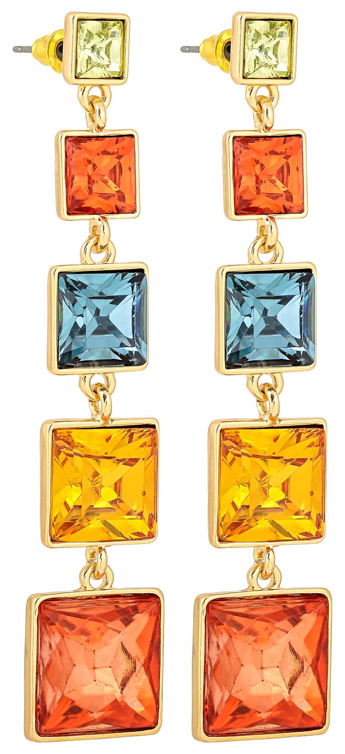 Pendientes - Strass Square