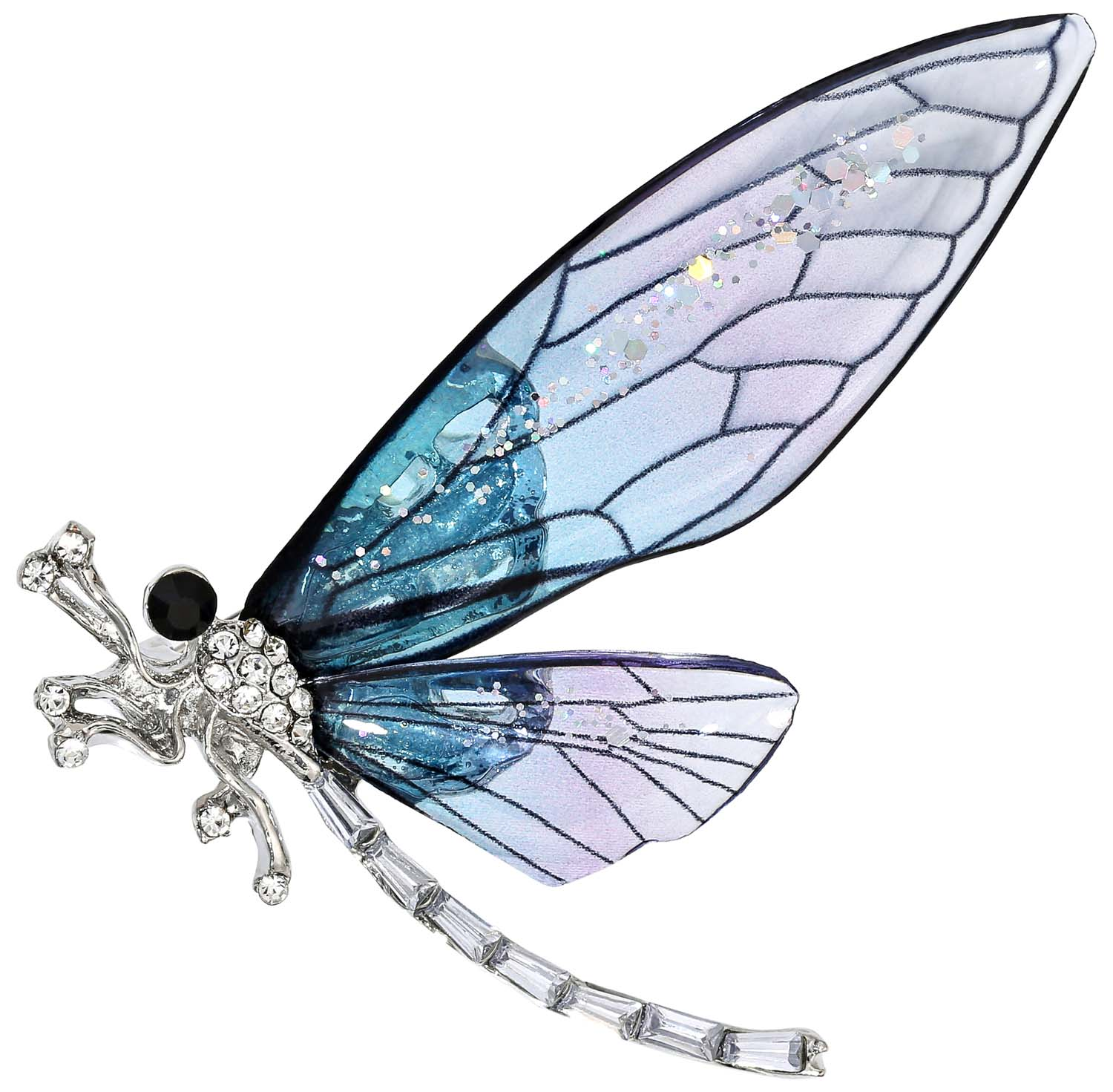 Brosche - Glittery Wings